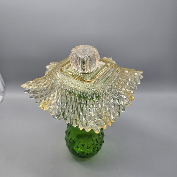 Folk Art Glass Mushroom 11" Tall Home Decor Lawn Ornament - Picture 3 of 8